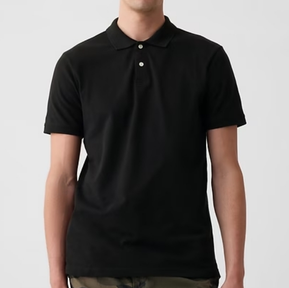 Gap Men's Classic Fit Pique Polo Shirt Size Large NEW